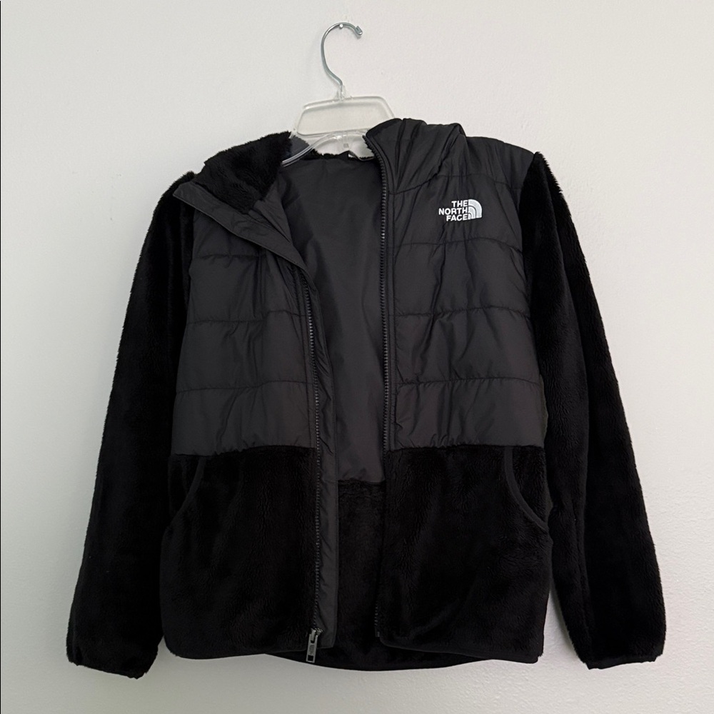 The North Face Black Quilted OSO super soft Fleece Jacket